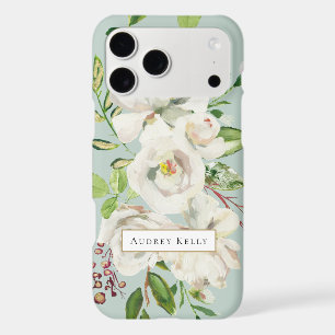 Gilded Blooms Custom Monogram   Mint