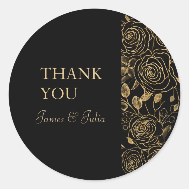 GILDED Blooms Label (Front)