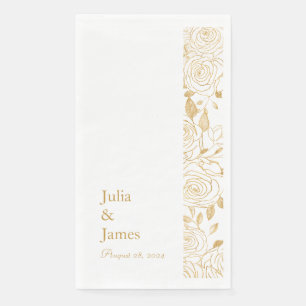 GILDED Blooms Napkin