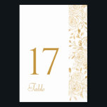GILDED Blooms Table Number<br><div class="desc">Made for you!</div>
