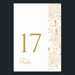 GILDED Blooms Table Number<br><div class="desc">Made for you!</div>