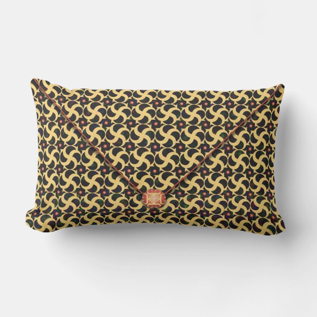 Gilded Cage Envelope Lumbar Cushion (Front)