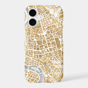 Gilded City Map Of Rome