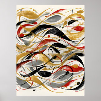Gilded Crosscurrents Poster