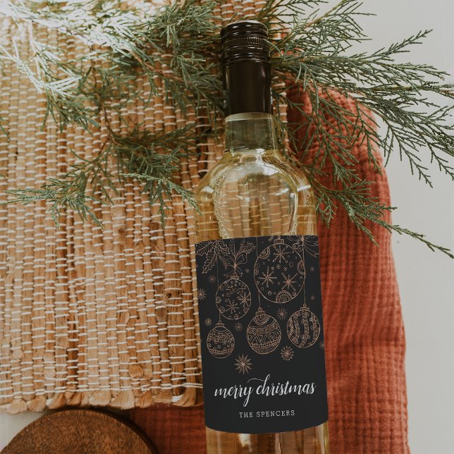 Gilded | Custom Holiday Wine Label (Creator Uploaded)