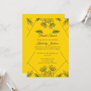 Gilded Elegance Bridal Shower Invitation