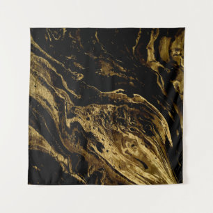 Gilded Elegance: Marbling's Splendid Magic Tapestry