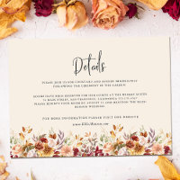 Gilded Fall Terracotta Floral