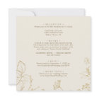 Gilded Floral | Cream and Gold All In One Wedding