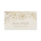 Gilded Floral | Cream and Gold Business Card