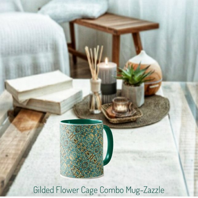 Gilded Flower Cage Mug (Creator Uploaded)