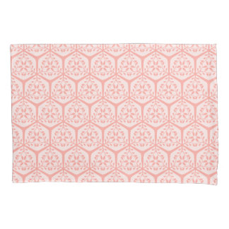 Gilded Garden Lattice - Peach Blush Pillow Case