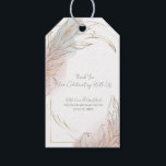 Gilded Gold Sage & Blush Botanical Wedding  Gift Tags<br><div class="desc">Matching items available.</div>