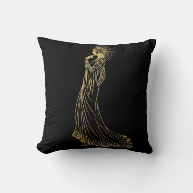 Gilded Grace Cushion (Front)