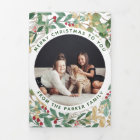 Gilded Greenery White | Multi Photo Christmas