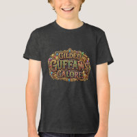 Gilded Guffaws Galore – Luxe Laughs Graphic T-Shir