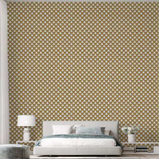 Gilded Hearts: Peel and Stick with Gold Accents Wallpaper