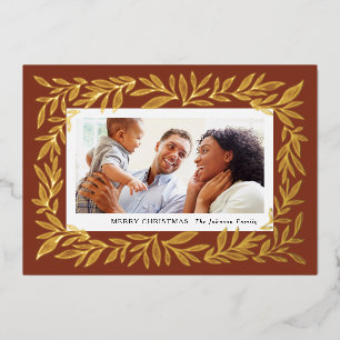 Gilded Leaves Instant Photo Frame