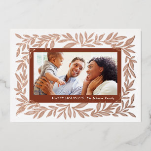 Gilded Leaves Instant Photo Frame