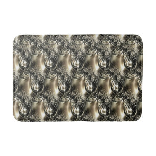 Gilded Pearls Bath Mat