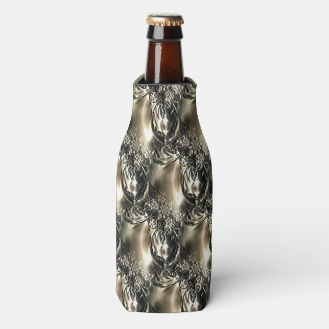 Gilded Pearls Bottle Cooler (Bottle Front)