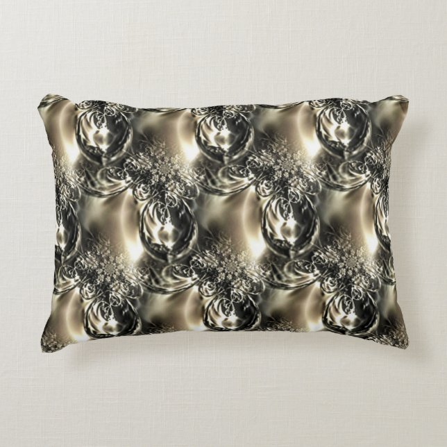 Gilded Pearls Decorative Cushion (Front)
