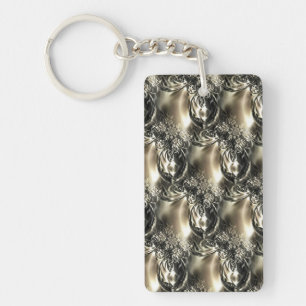 Gilded Pearls Key Ring