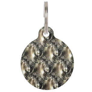 Gilded Pearls Pet Tag