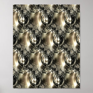 Gilded Pearls Poster