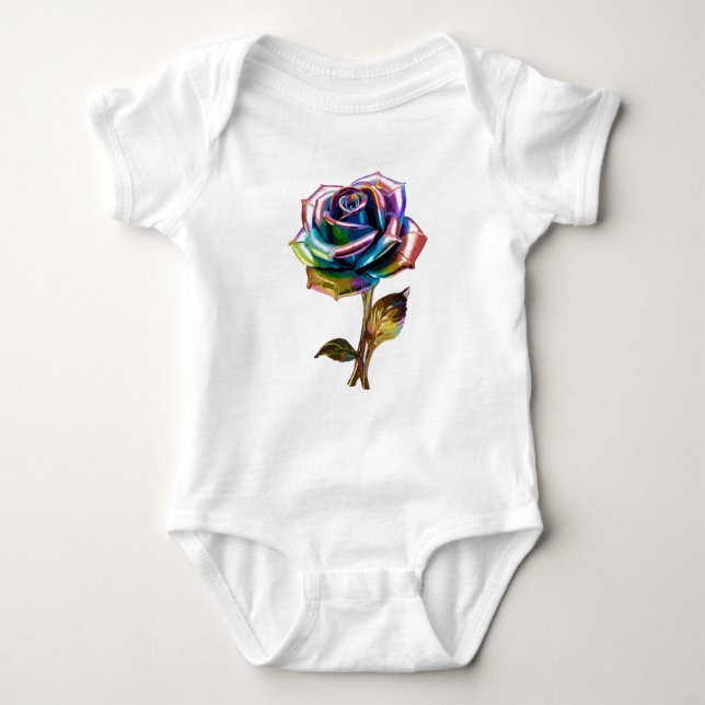 Gilded Petals Baby Bodysuit (Front)