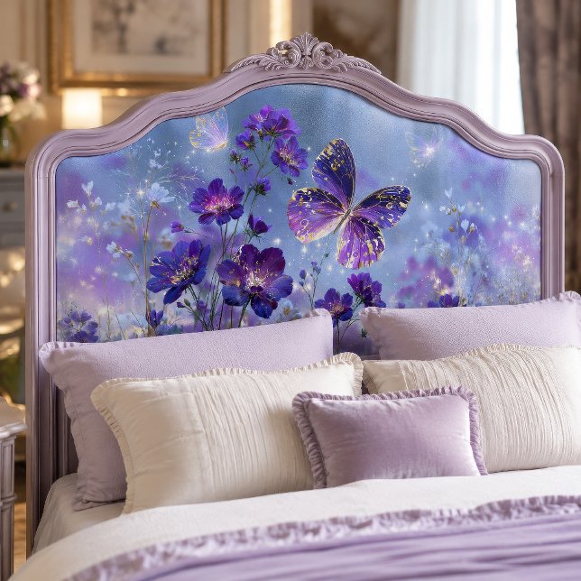 Gilded Purple Butterfly Meadow Decoupage Tissue Paper (Creator Uploaded)
