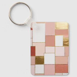 Gilded Rose Geometry Key Ring