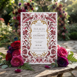 Gilded Royal Elegance Wedding Invitation
