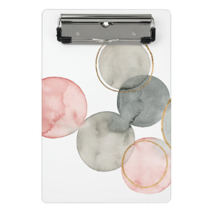 Gilded Spheres Mini Clipboard