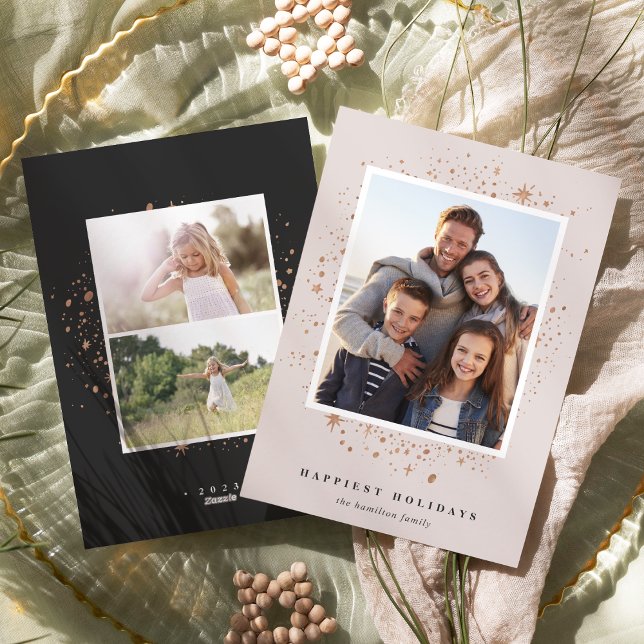 Gilded Stars | Holiday Photo Card (Creator Uploaded)