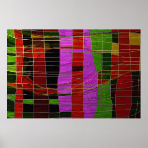 Gilded Stripes Poster