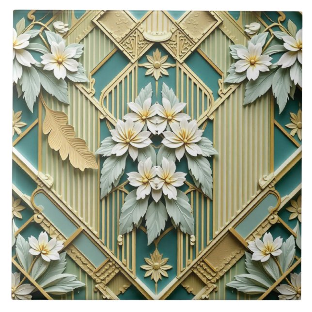 Gilded Trellis Tile (Front)