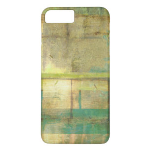 Gilded Turquoise and Green Abstract Painting Case-Mate iPhone Case