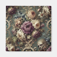 Gilded Unease – Gothic Victorian Floral Design