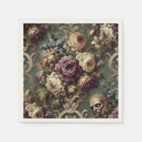 Gilded Unease – Gothic Victorian Floral Design