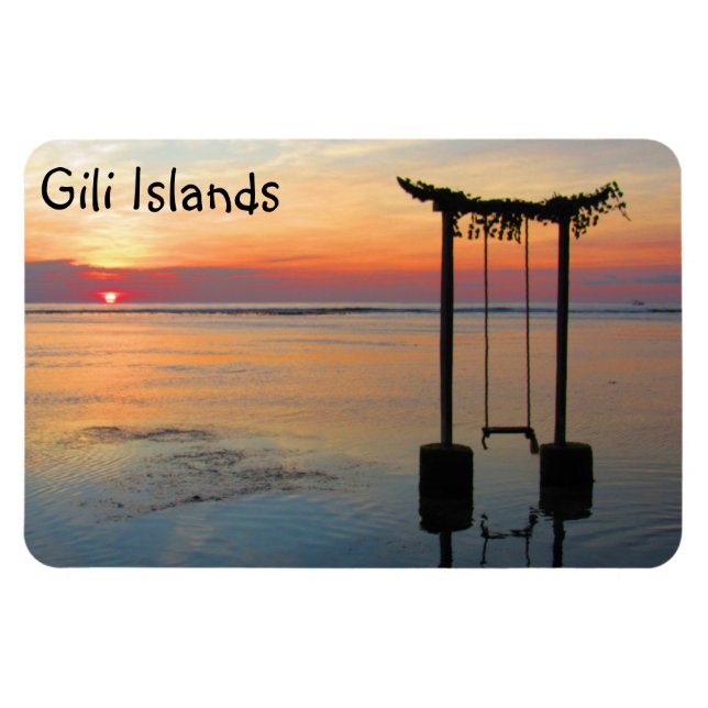 gili islands swing magnet (Horizontal)
