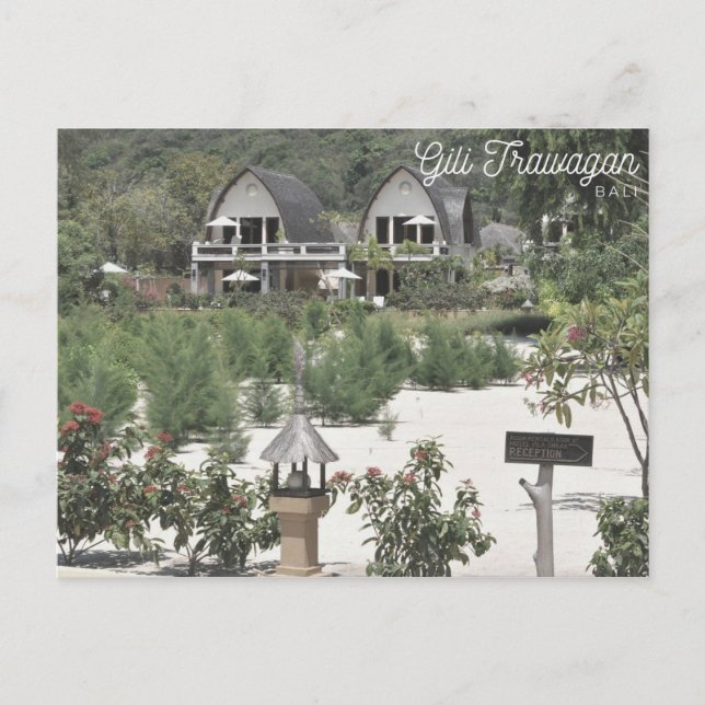 Gili Trawagan - Bali Postcard (Front)