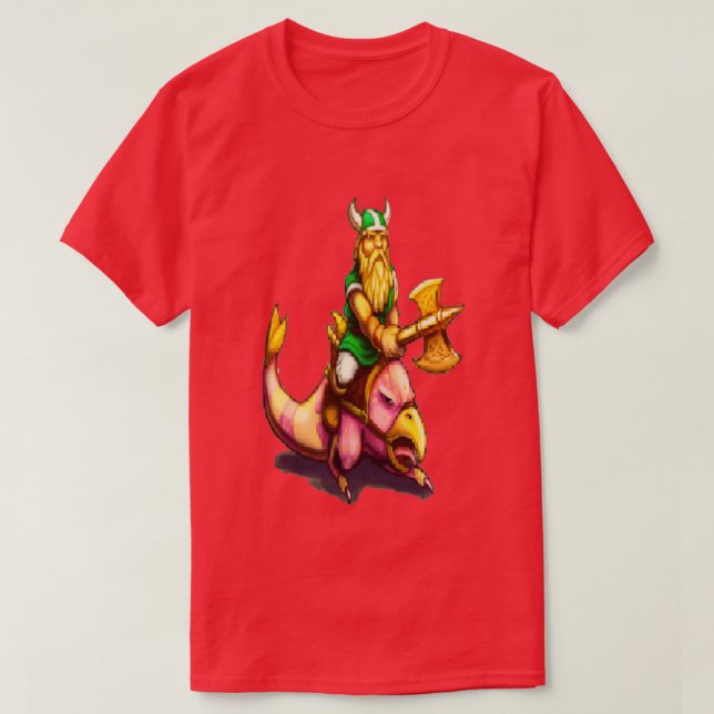Gilius Thunderhead Golden Axe T-Shirt (Design Front)