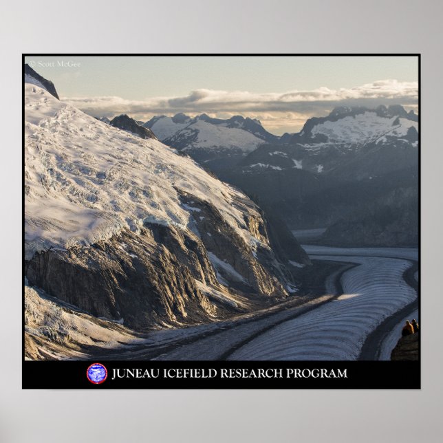 Gilkey Trench as the Sun sets Poster (Front)