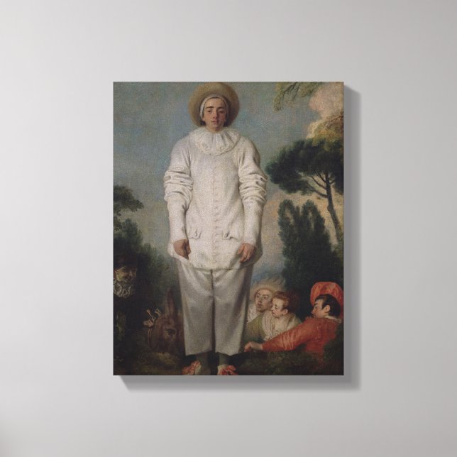 Gilles, c.1718-19 canvas print (Front)