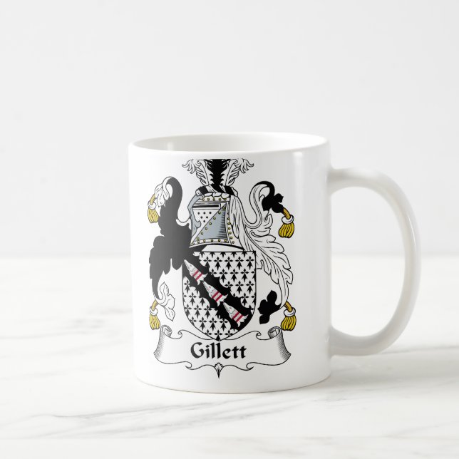 Gillett Family Crest Coffee Mug (Right)