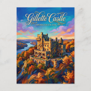 Gillette Castle State Park Connecticut Postcard