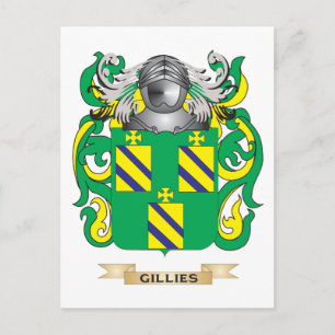 Gillies Coat of Arms (Family Crest) Postcard