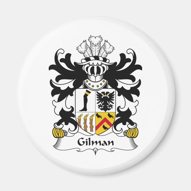 Gilman Family Crest Magnet (Front)