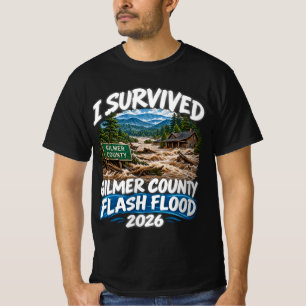 Gilmer County I Survived Flash Flood 2026 Georgia T-Shirt